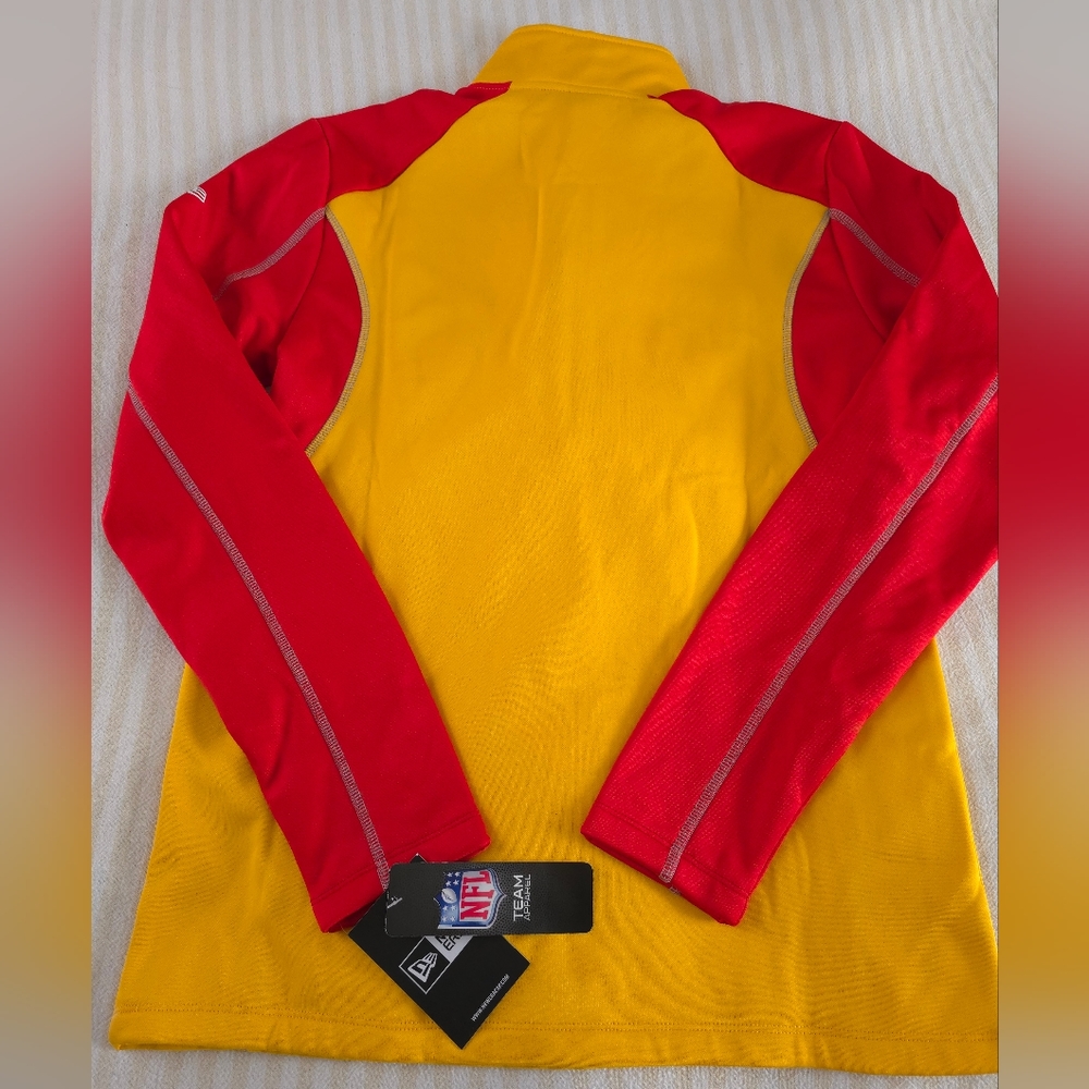 NFL New Era Kansas City Chiefs Quarter-Zip Size:Medium - Picture 7 of 7